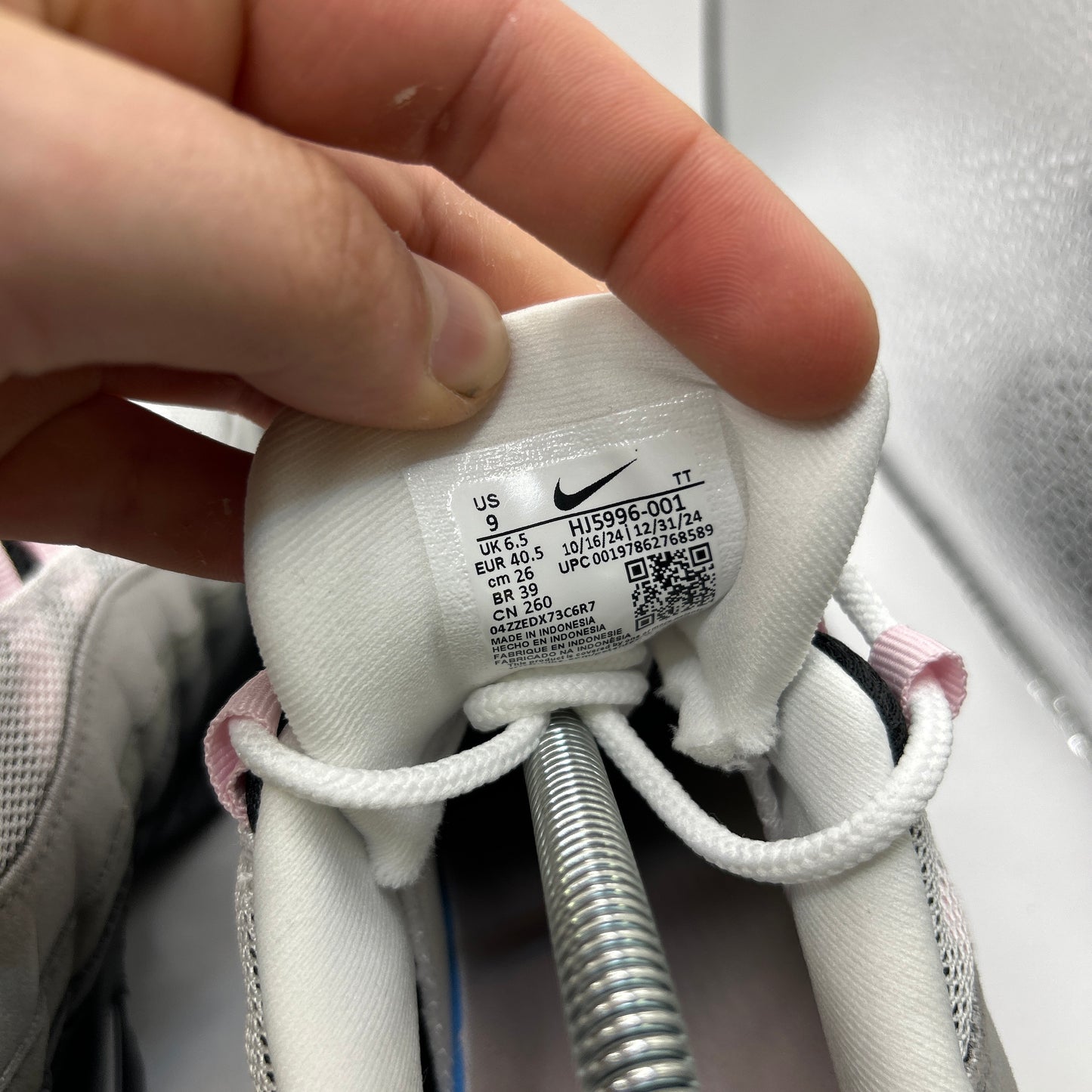 Nike Pink Foam Big Bubble 95s (UK 6.5)