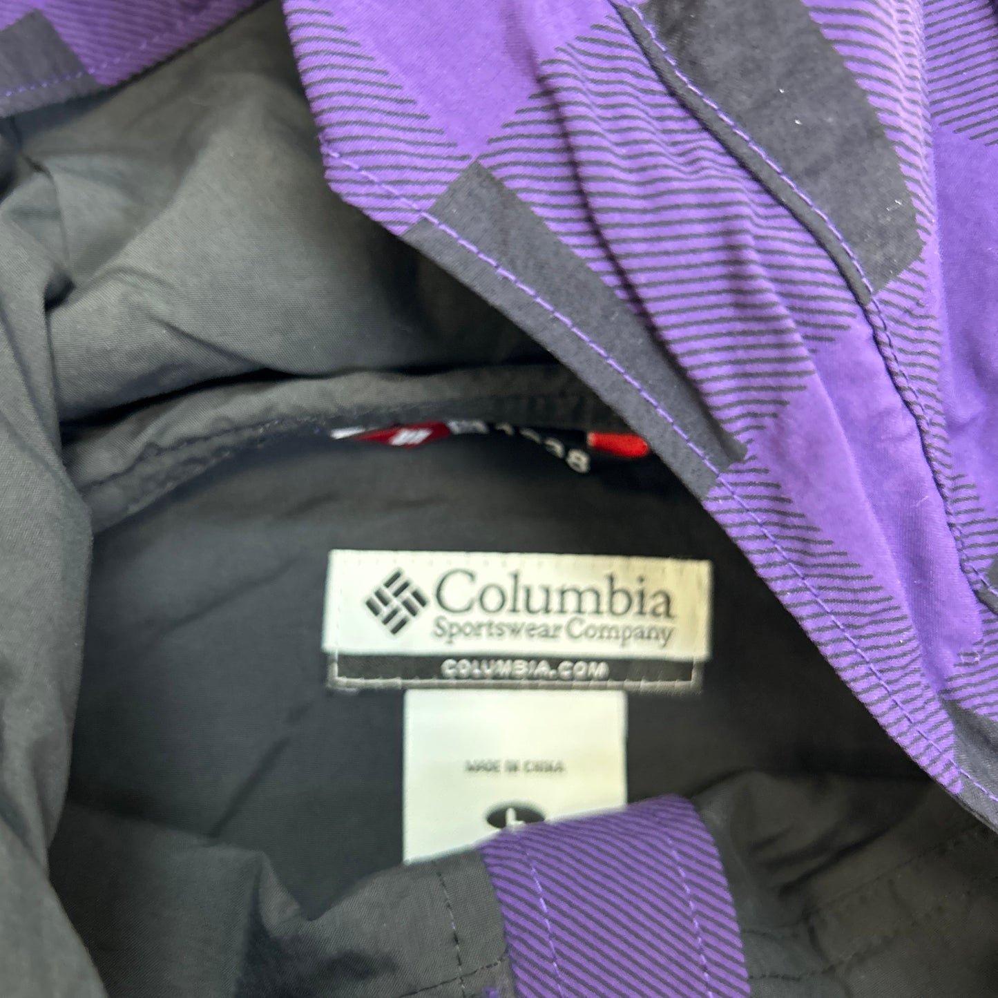 Columbia Plaid Jacket (L)