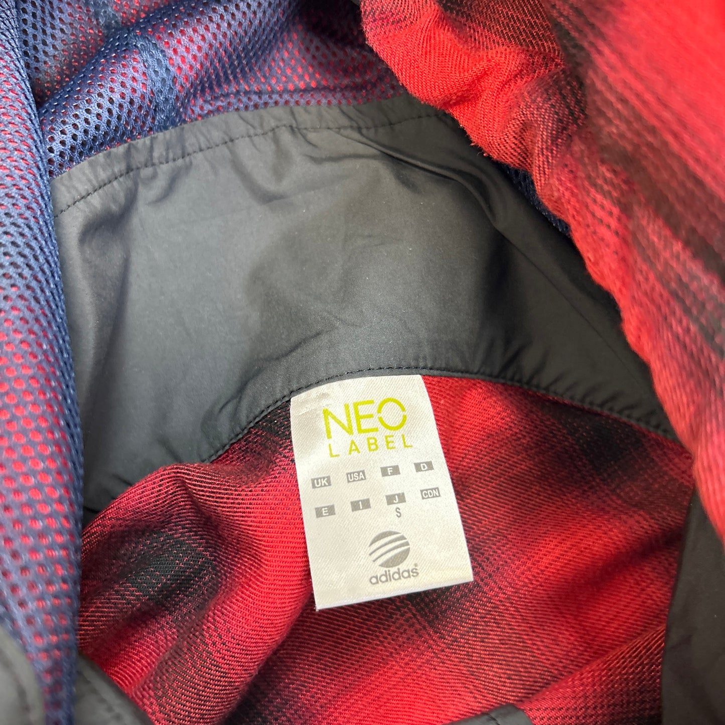 Adidas Plaid Jacket (M)