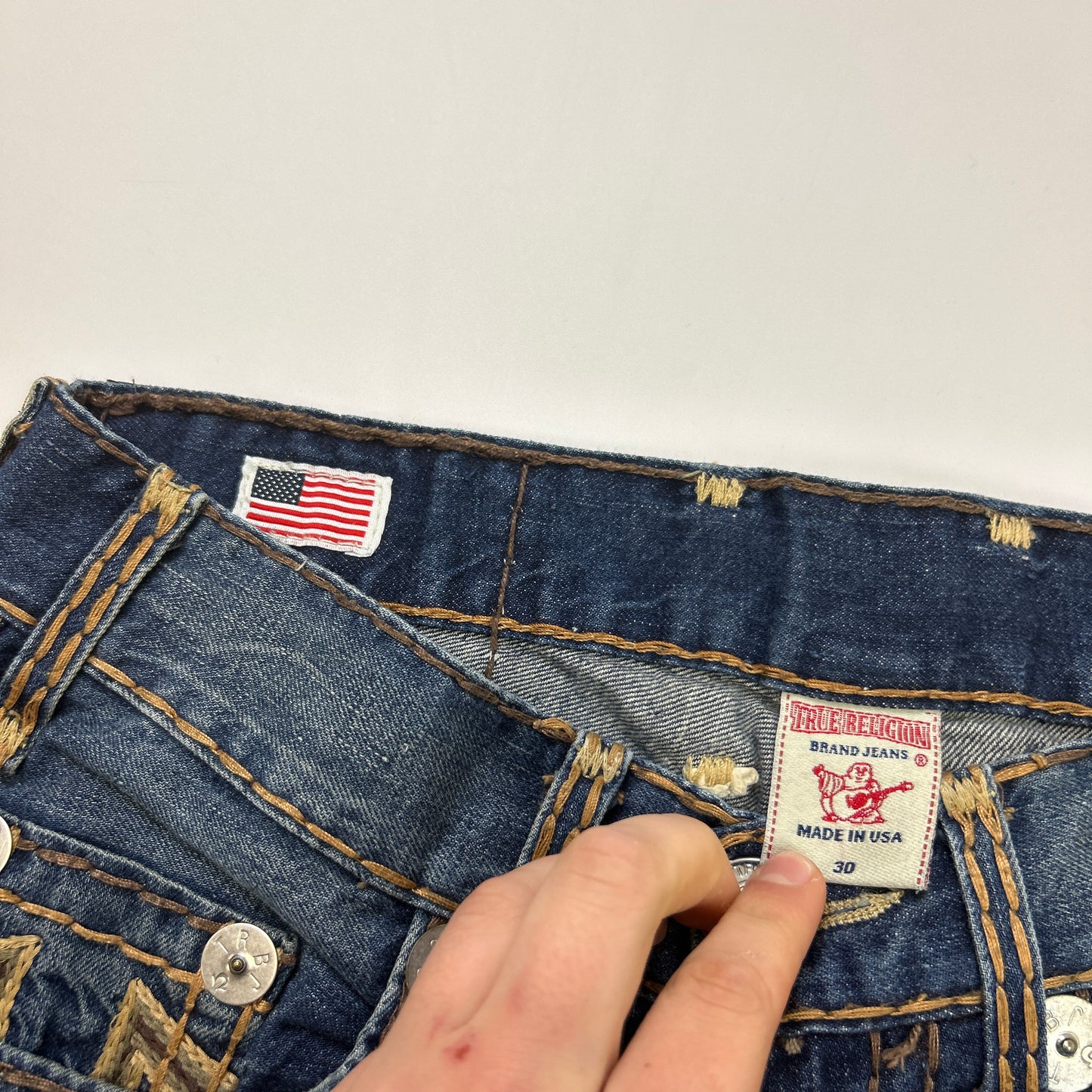 True Religion Big Stitch Jeans (30)