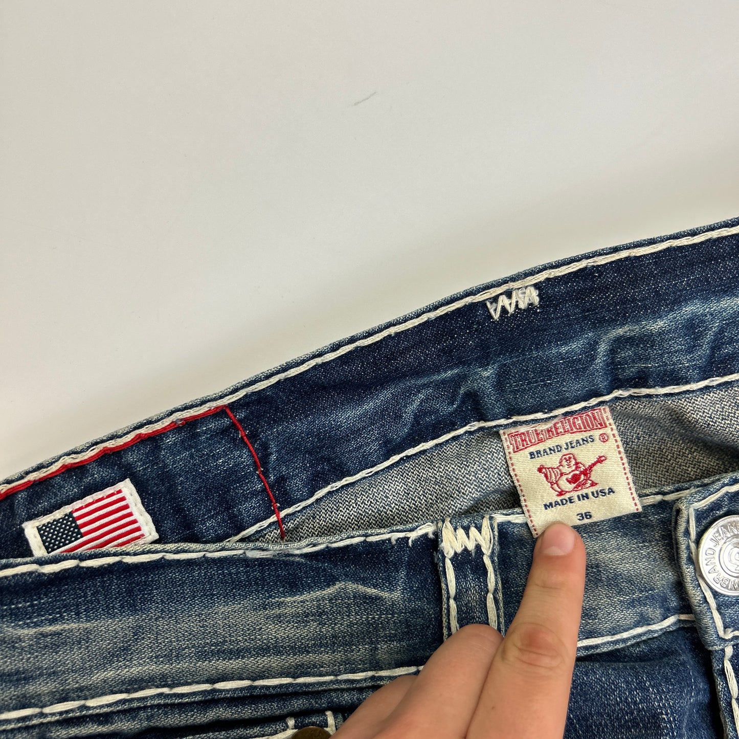 True Religion Big Stitch Jeans (36)