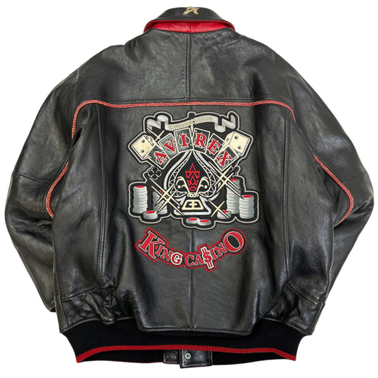 Avirex Leather Jacket (XL)