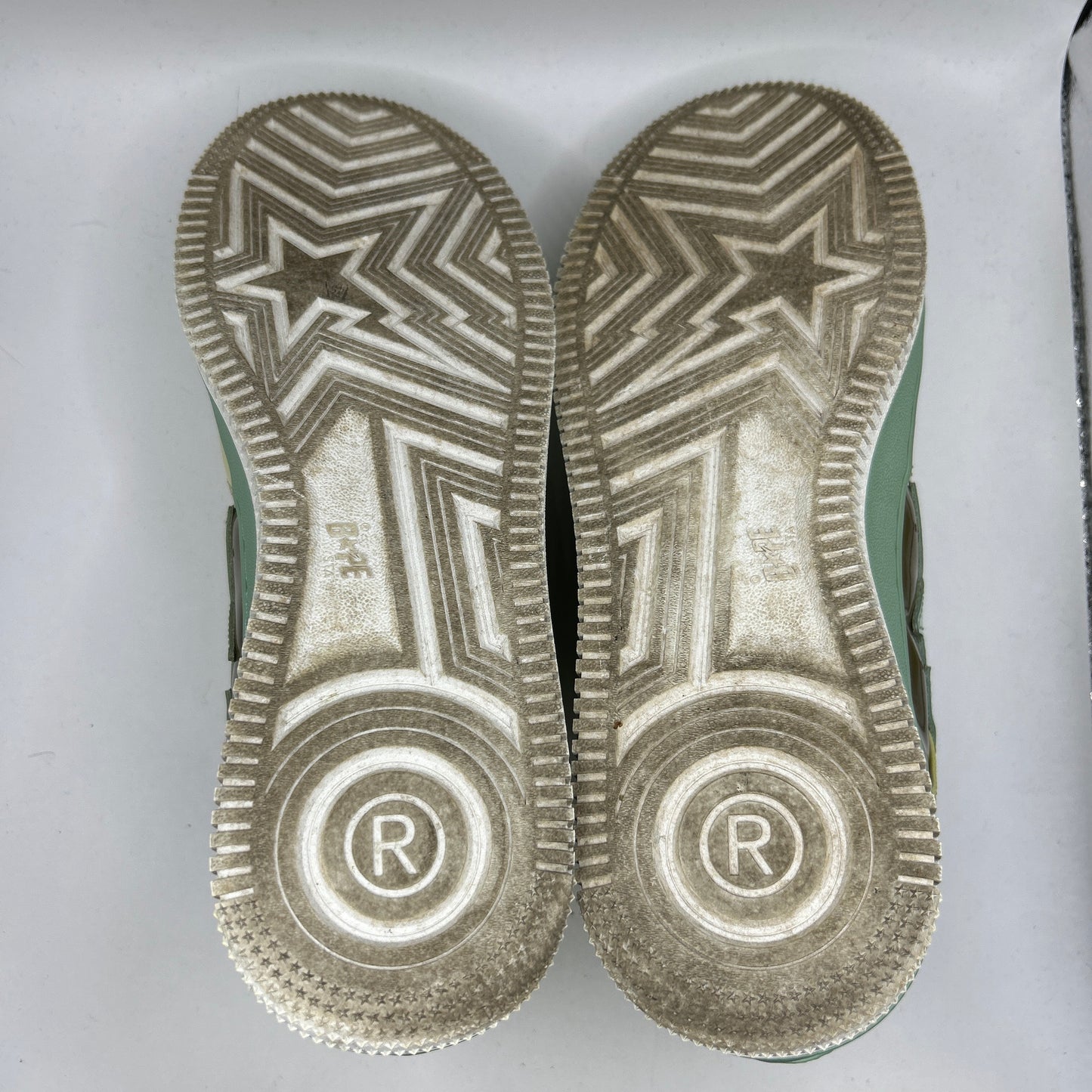 Bapesta Yellow Green Brown (UK 7)