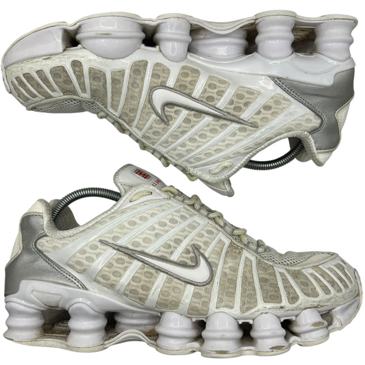 Nike White Silver Shox (UK 8.5)
