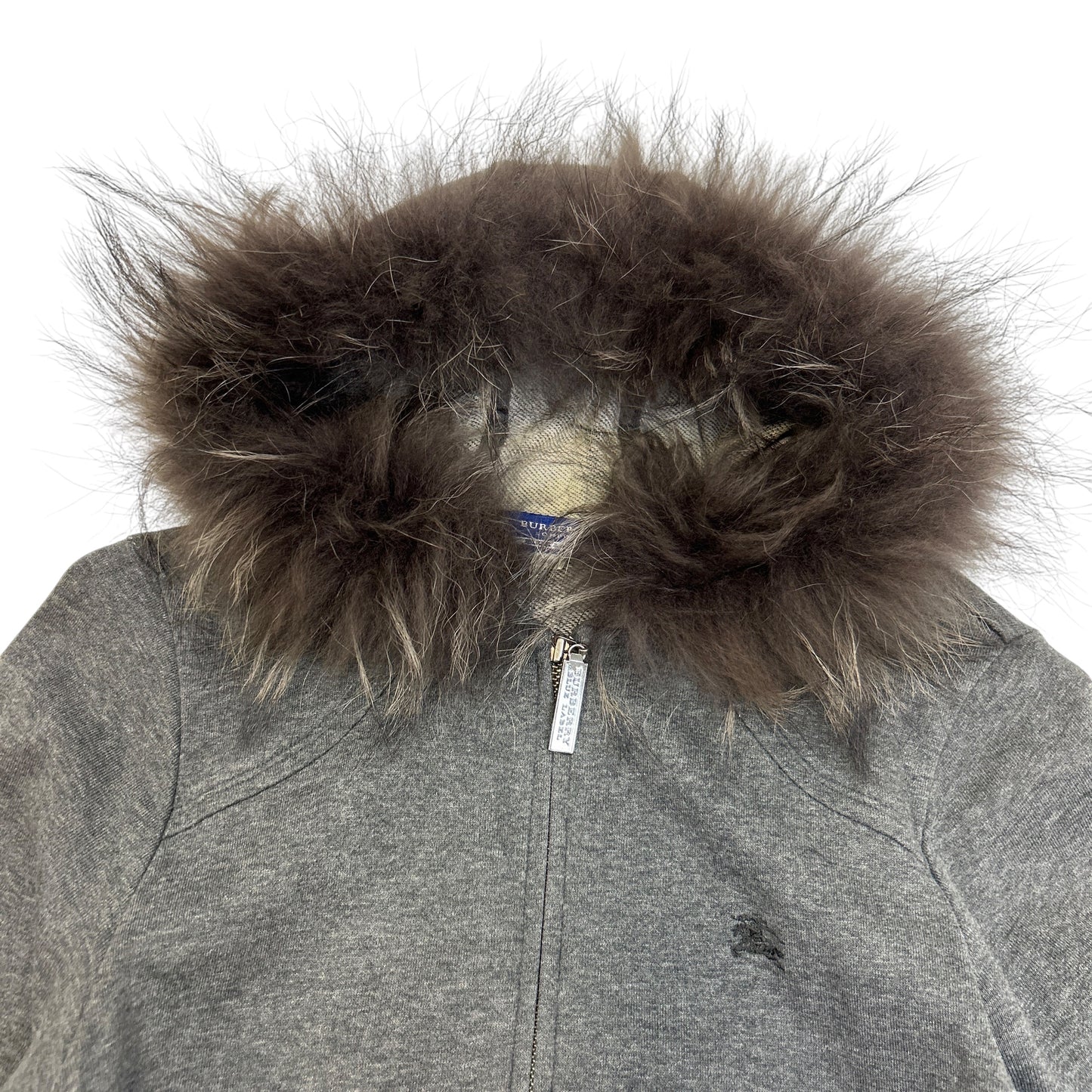 Burberry Fur Hoodie (XS)