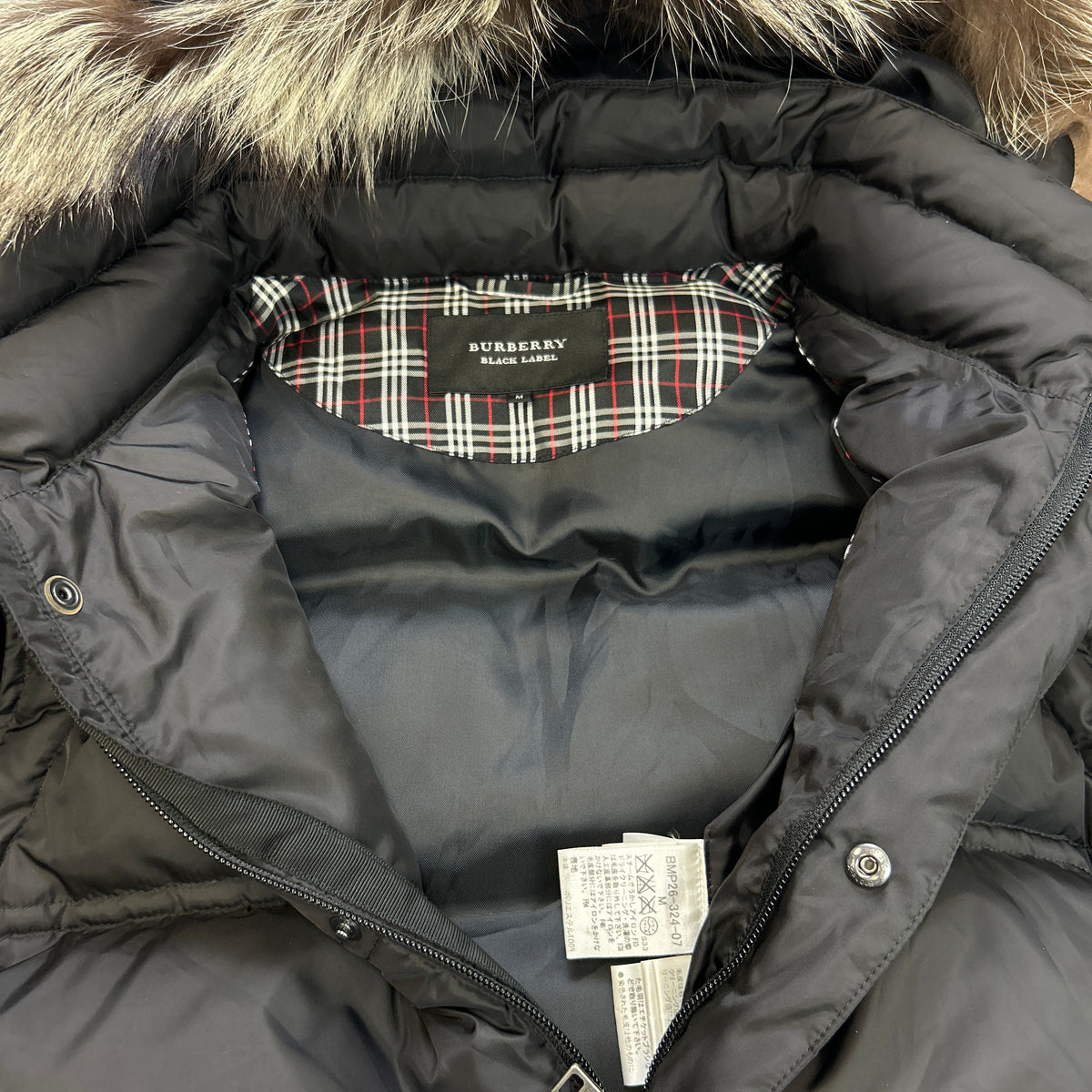 Burberry Fur Puffer (M)
