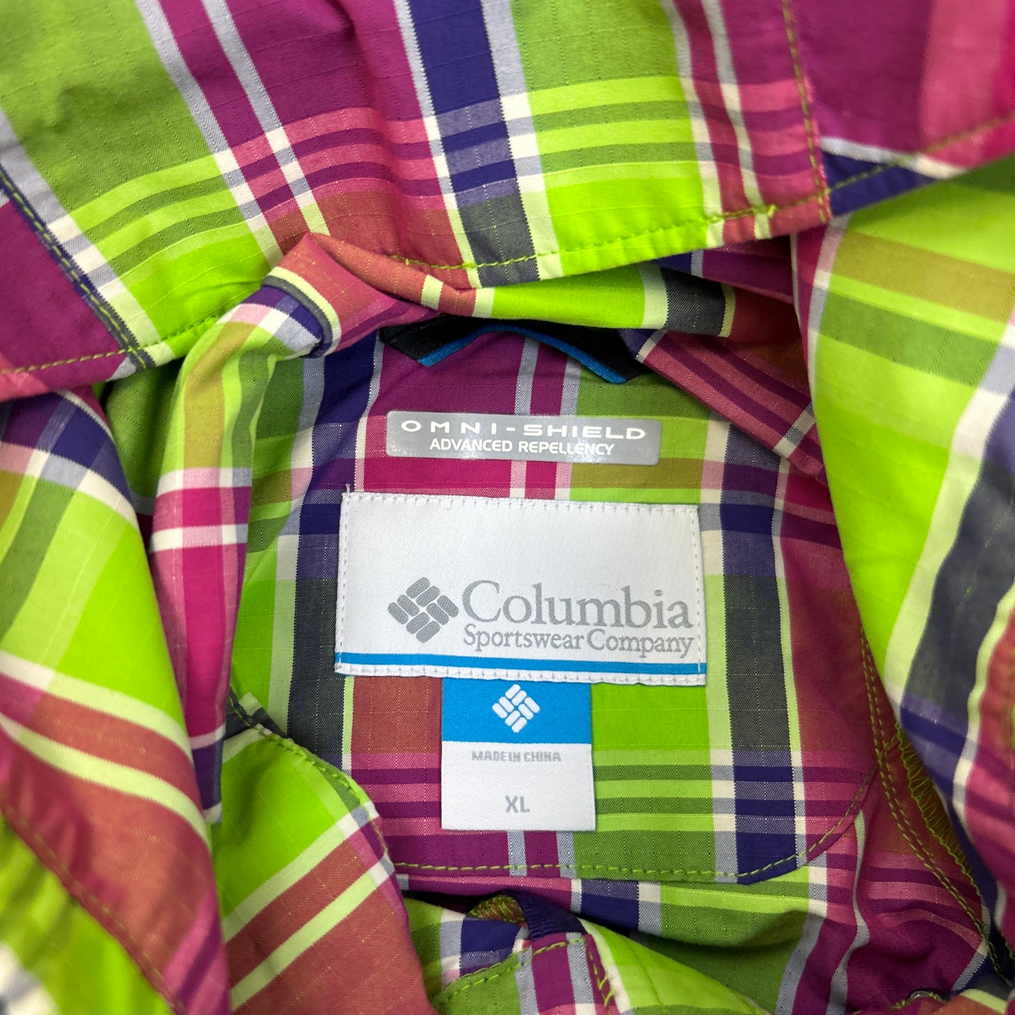Columbia Plaid Jacket (XL)