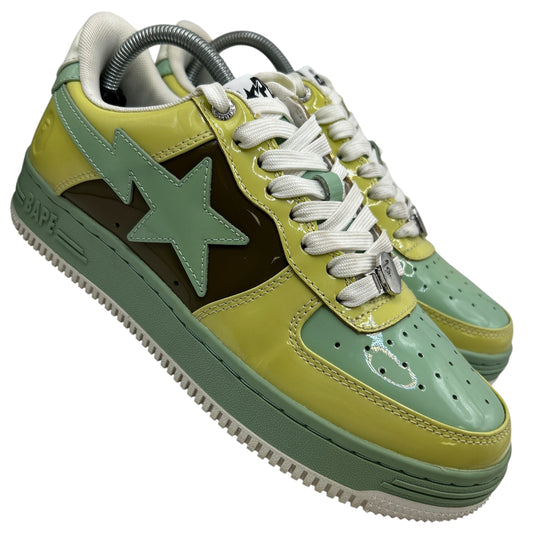 Bapesta Yellow Green Brown (UK 7)