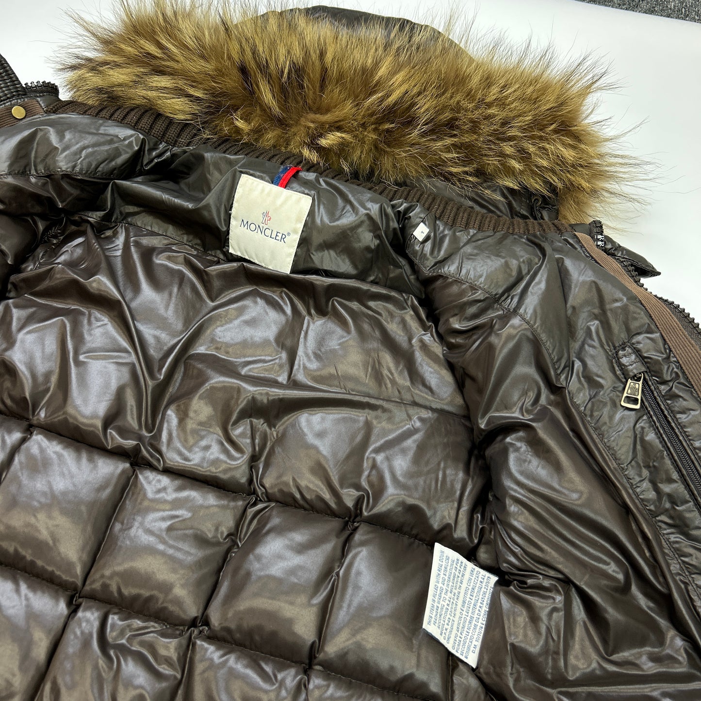 Moncler Fur Puffer (S)