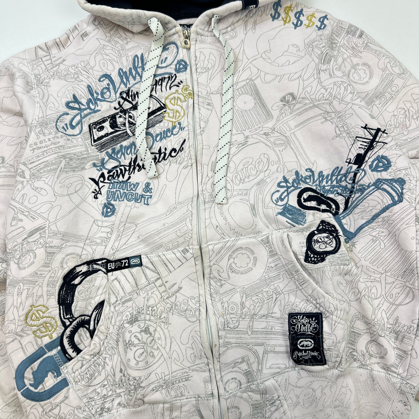 Ecko Zip Up Hoodie (M)