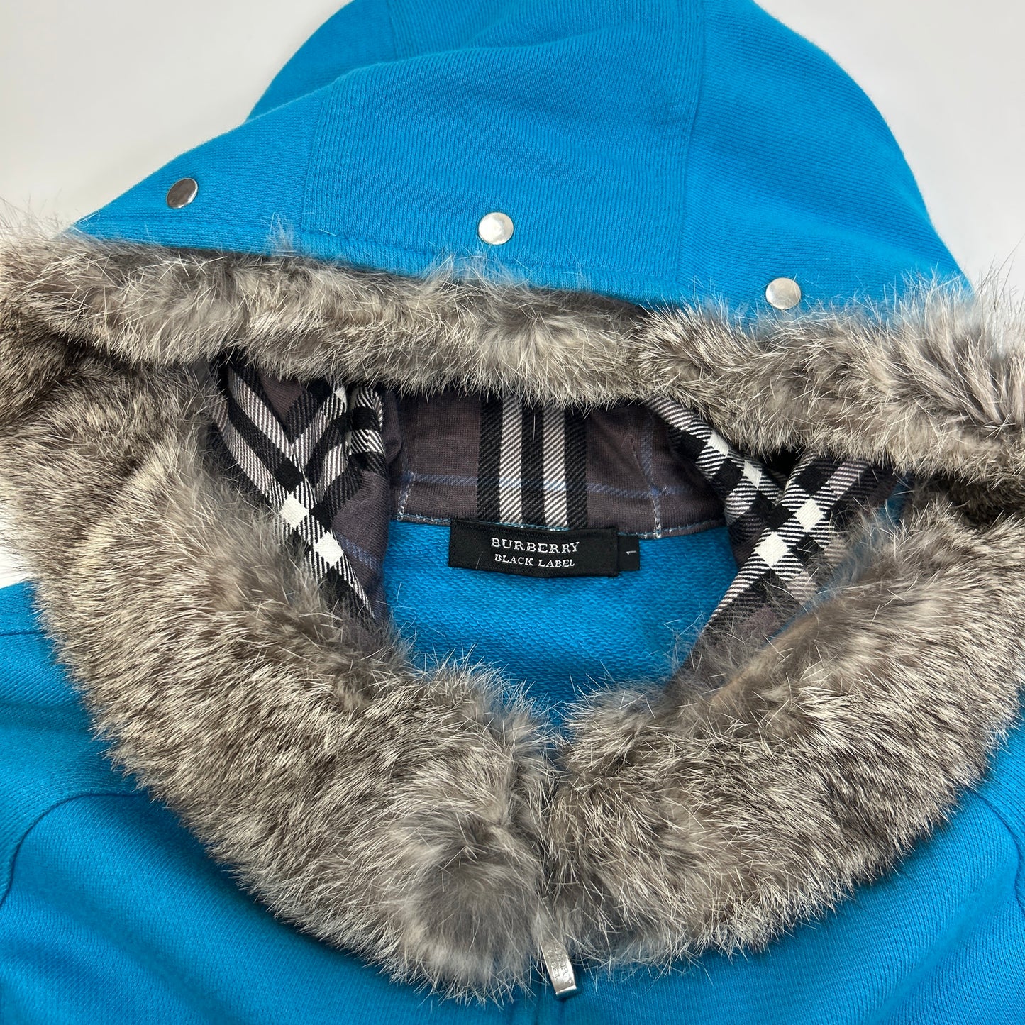 Burberry Fur Hoodie (XS)