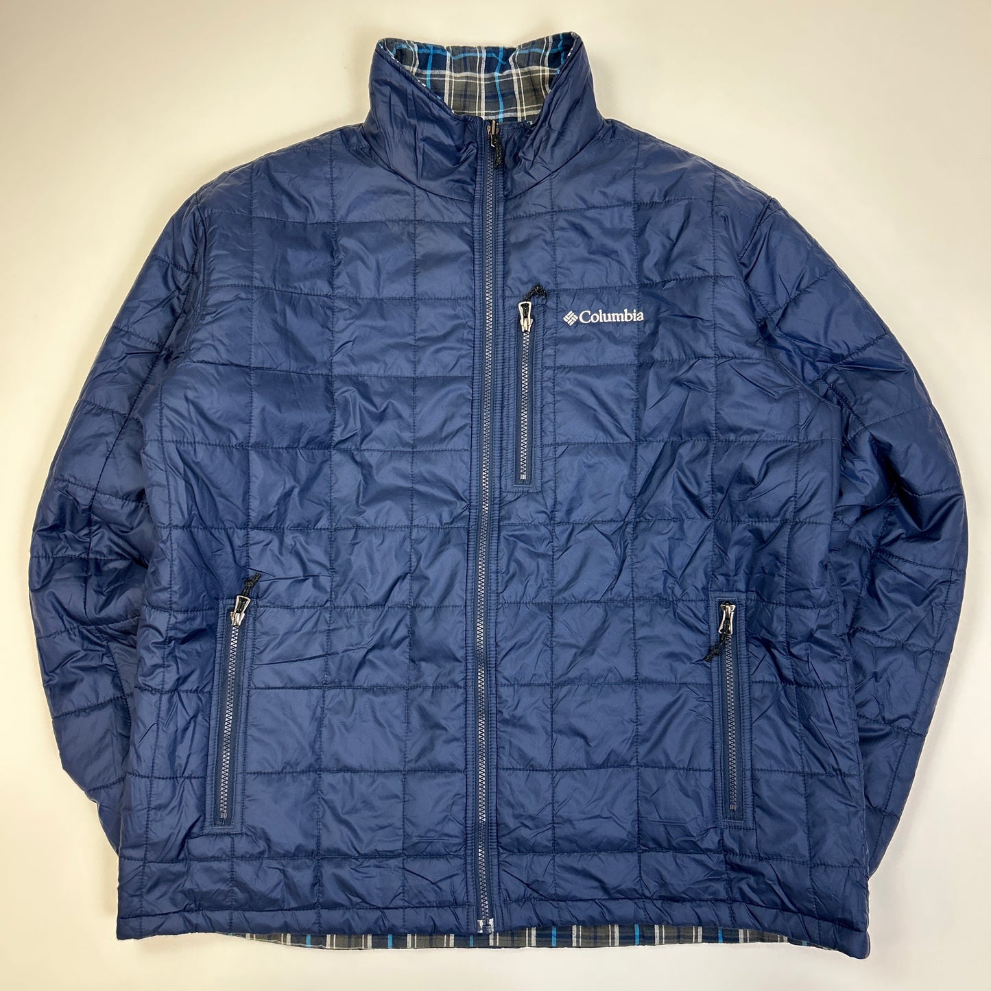 Columbia Plaid Jacket (XL)