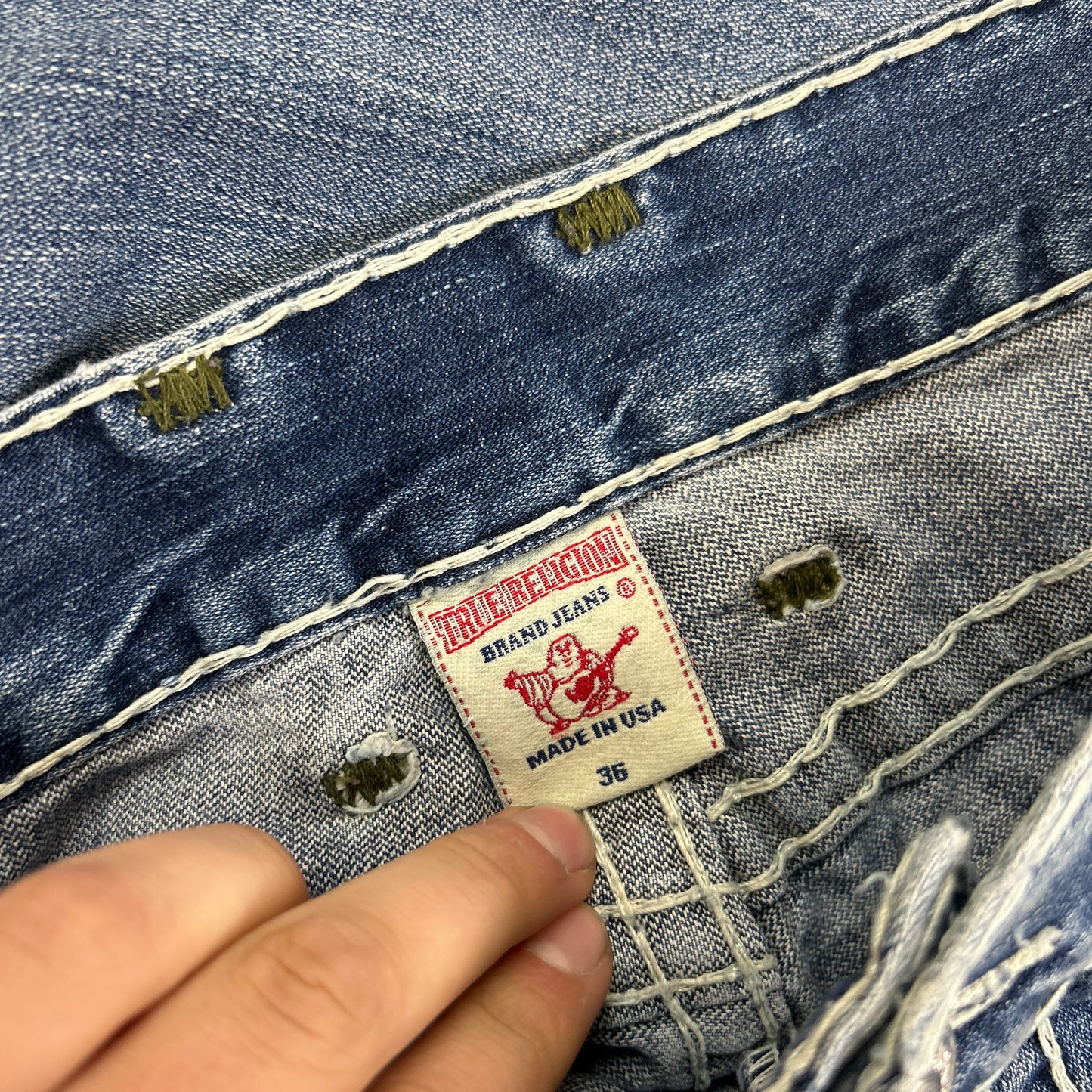True Religion Big Stitch Jeans (36)