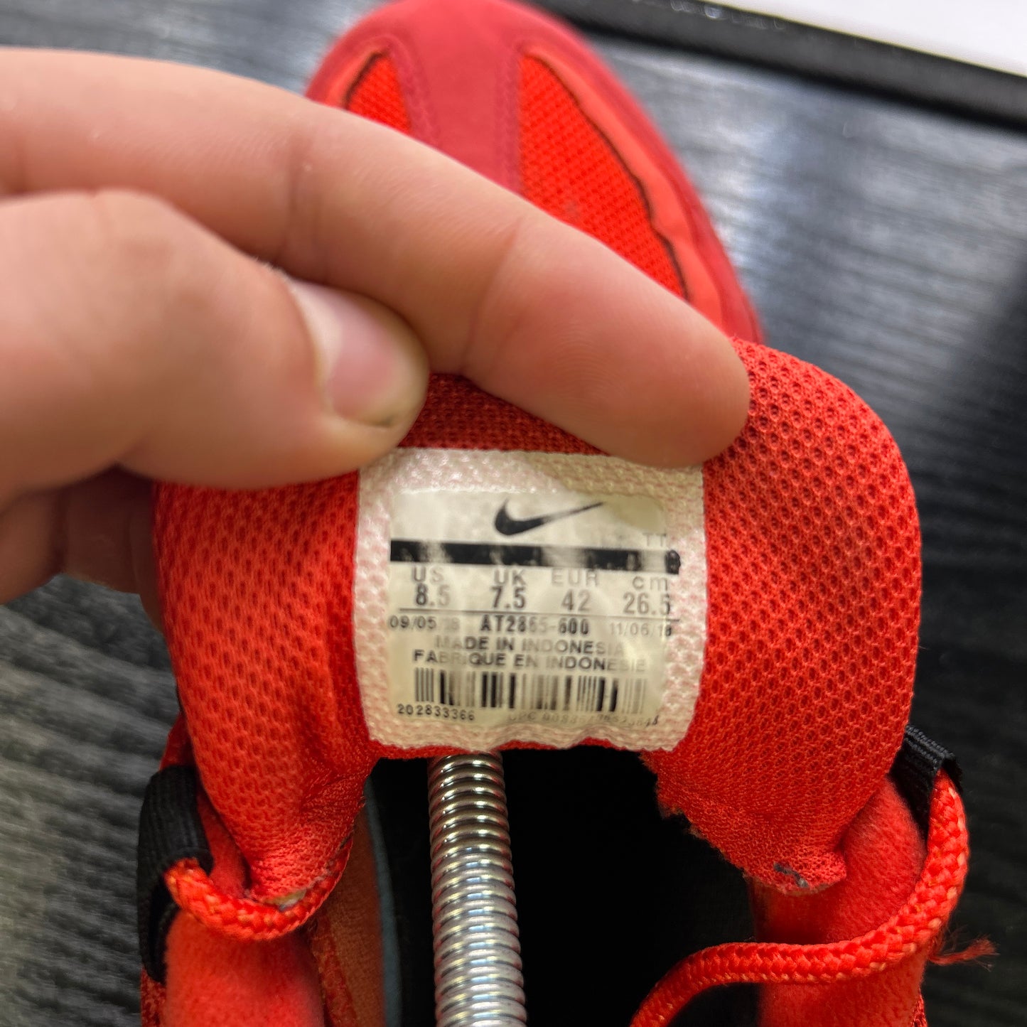 Nike Habanero Red 95s (UK 7.5)