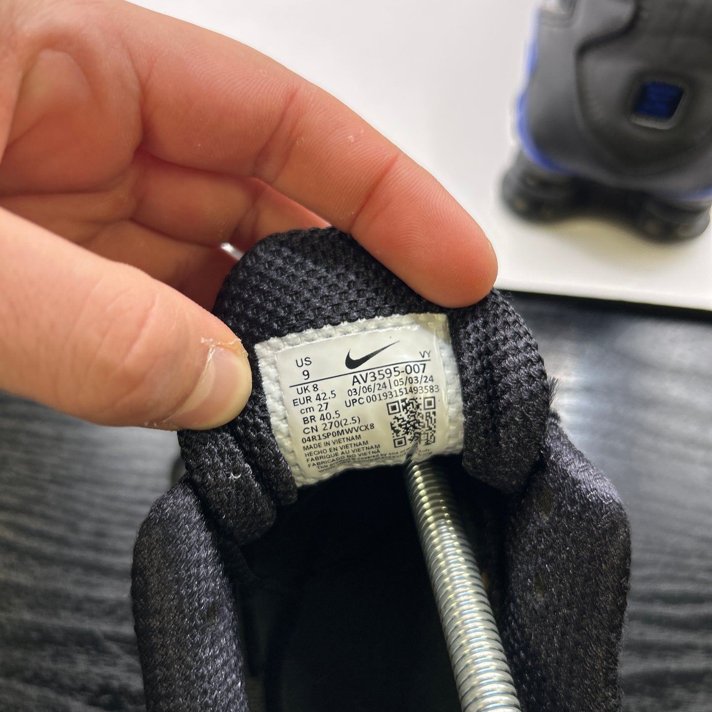 Nike Racer Blue Shox (UK 8)