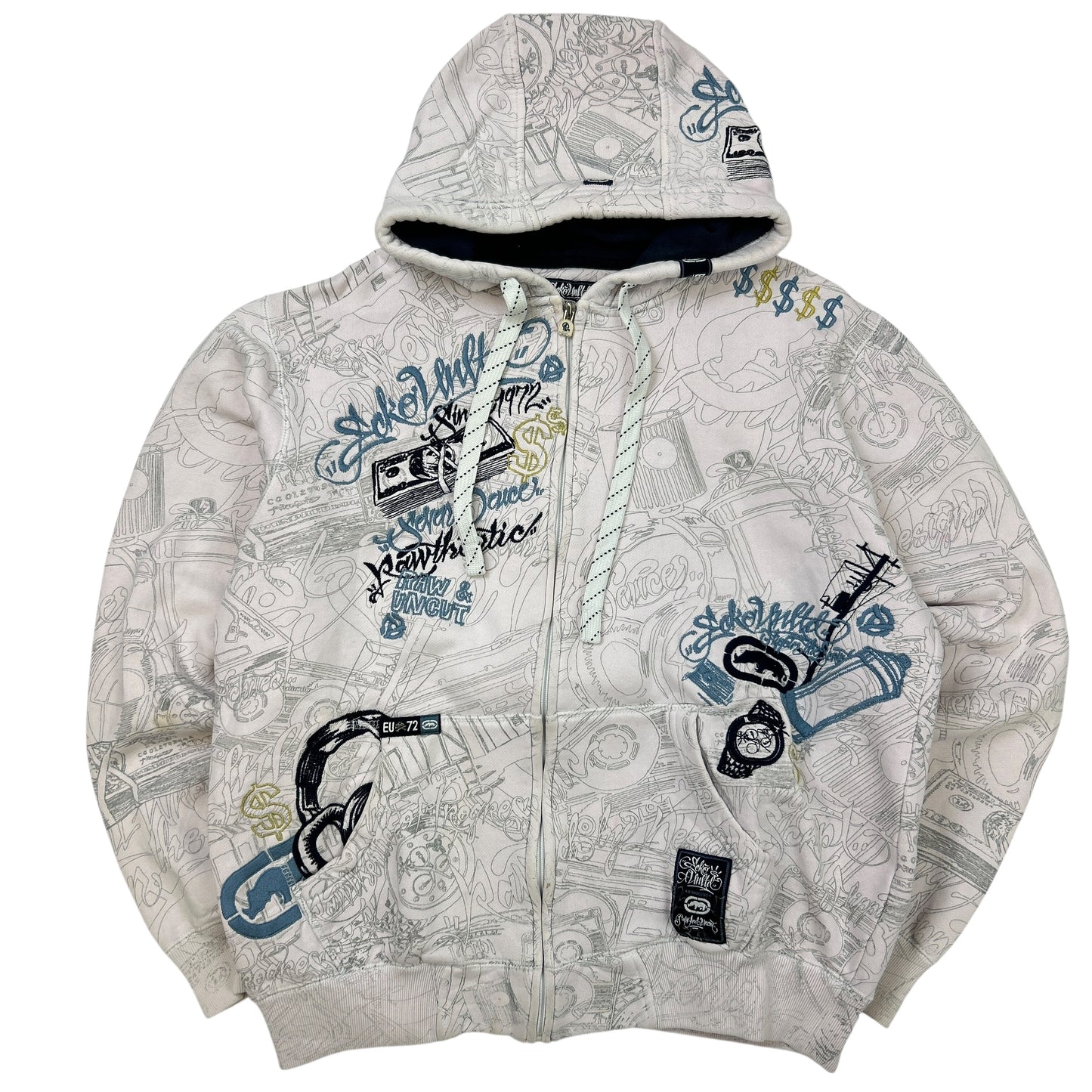 Ecko Zip Up Hoodie (M)