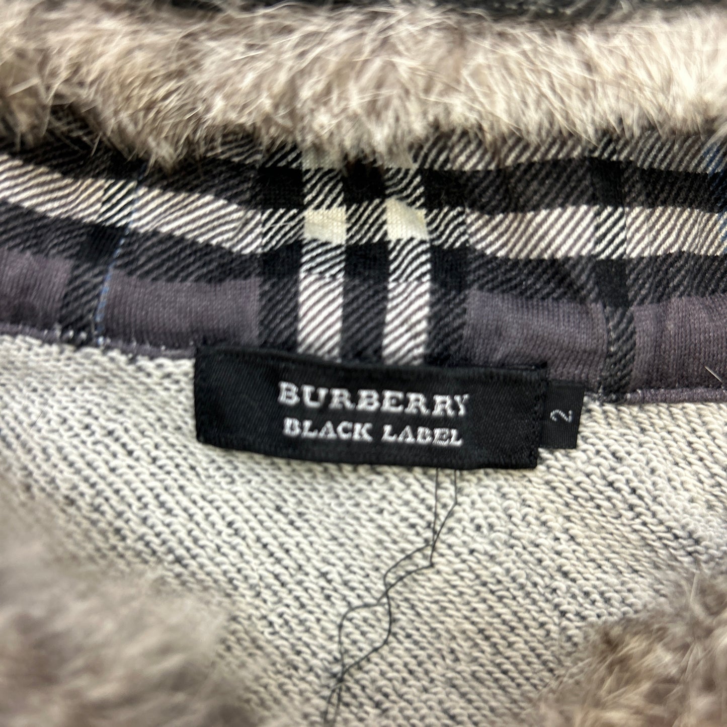 Burberry Fur Hoodie (S)