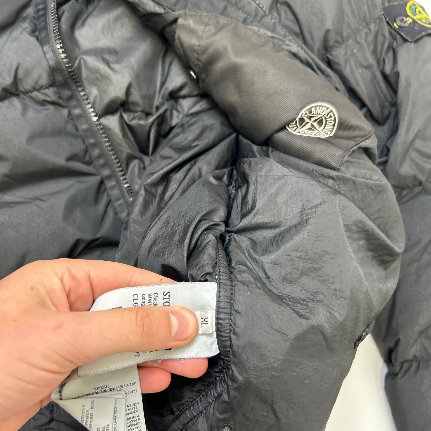 Stone Island Crinkle Reps Puffer (XL)