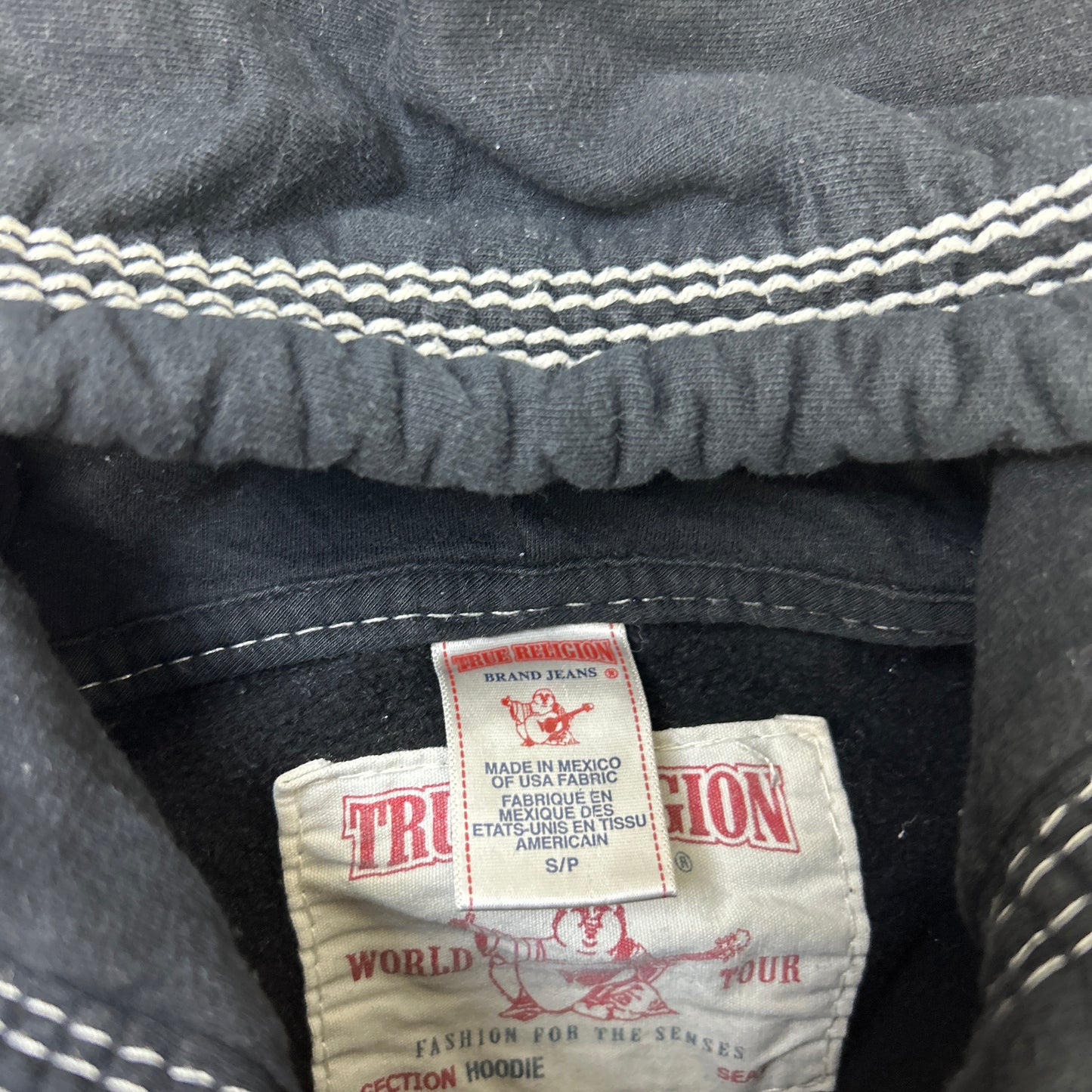 True Religion Big Stitch Hoodie (S)