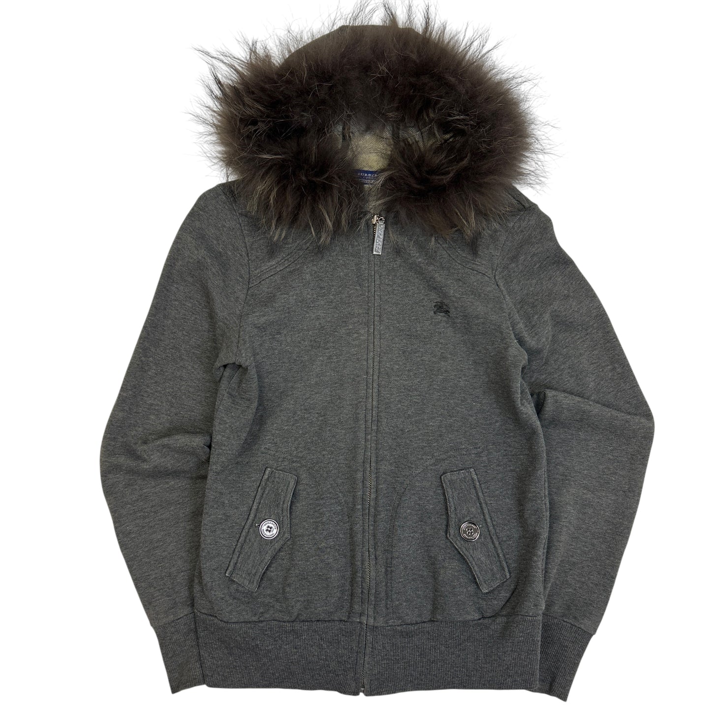 Burberry Fur Hoodie (XS)