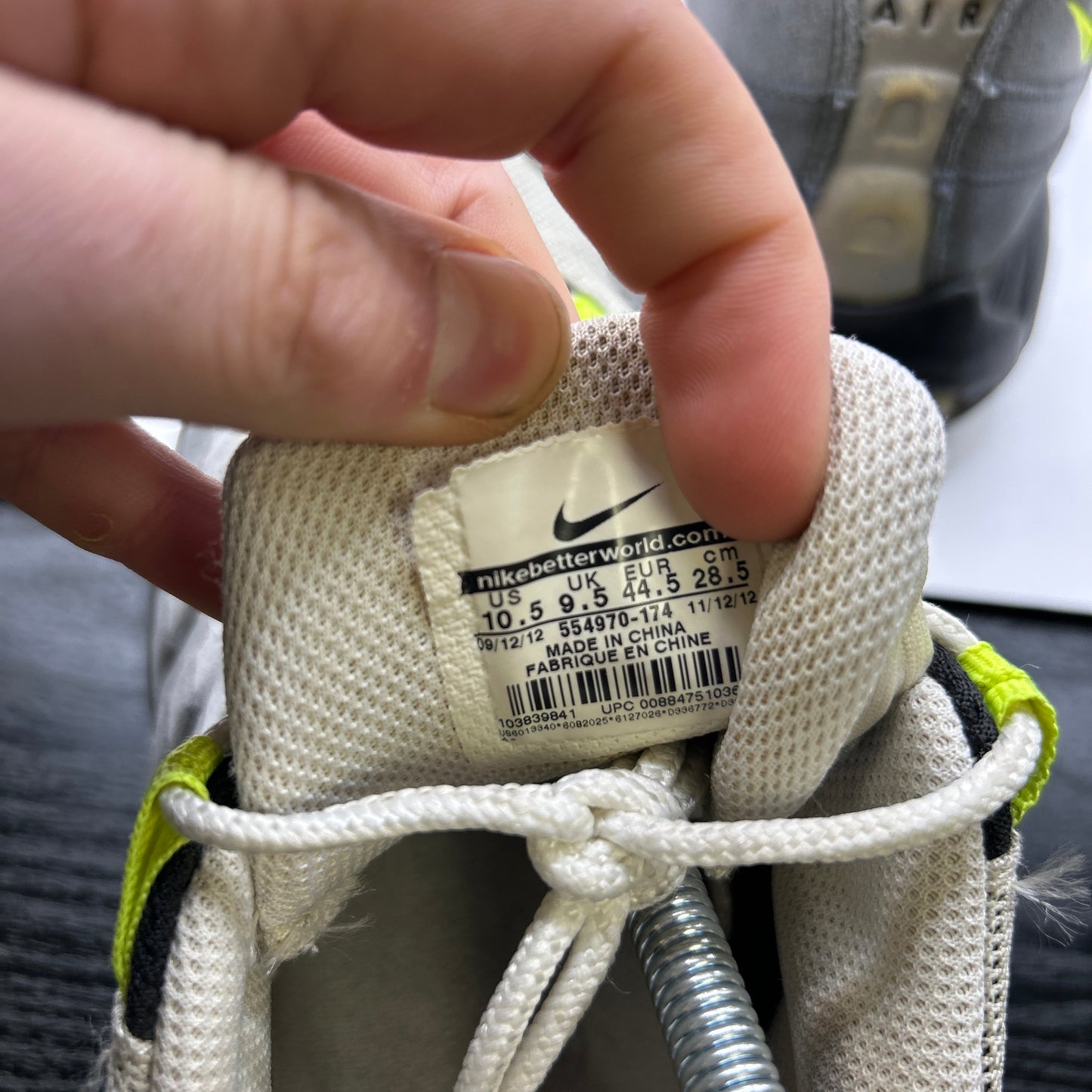 Nike Neon 95s (UK 9.5)