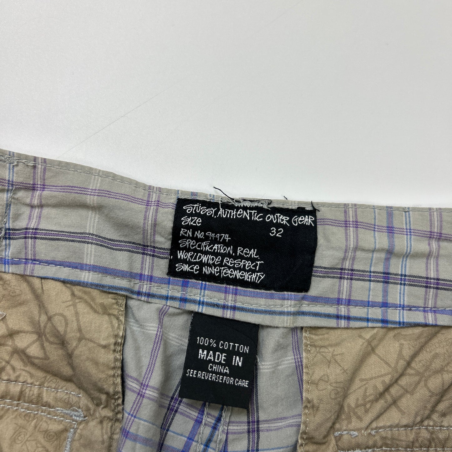 Stussy Plaid Shorts (32)