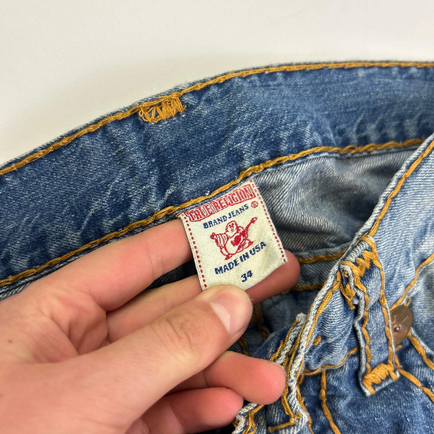True Religion Big Stitch Jeans (34)