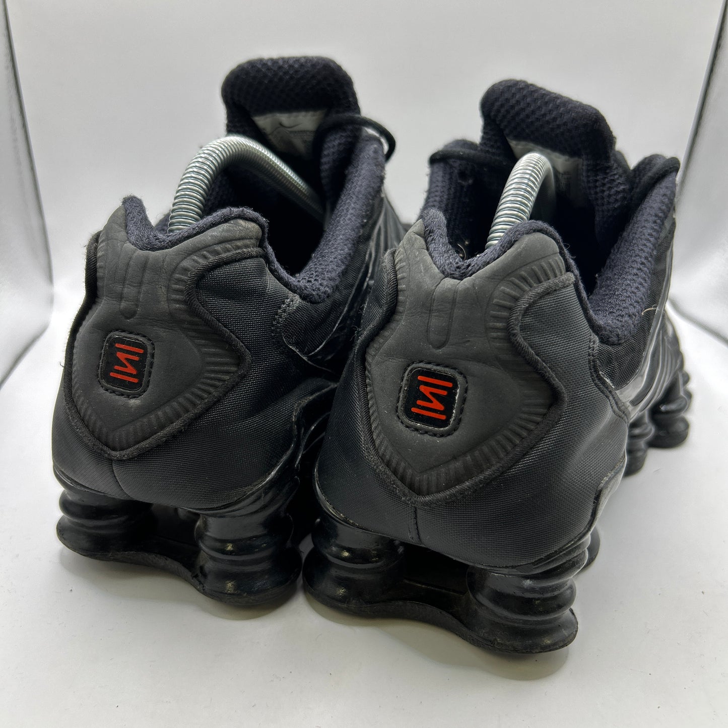 Nike Metallic Hematite Shox (UK 8)