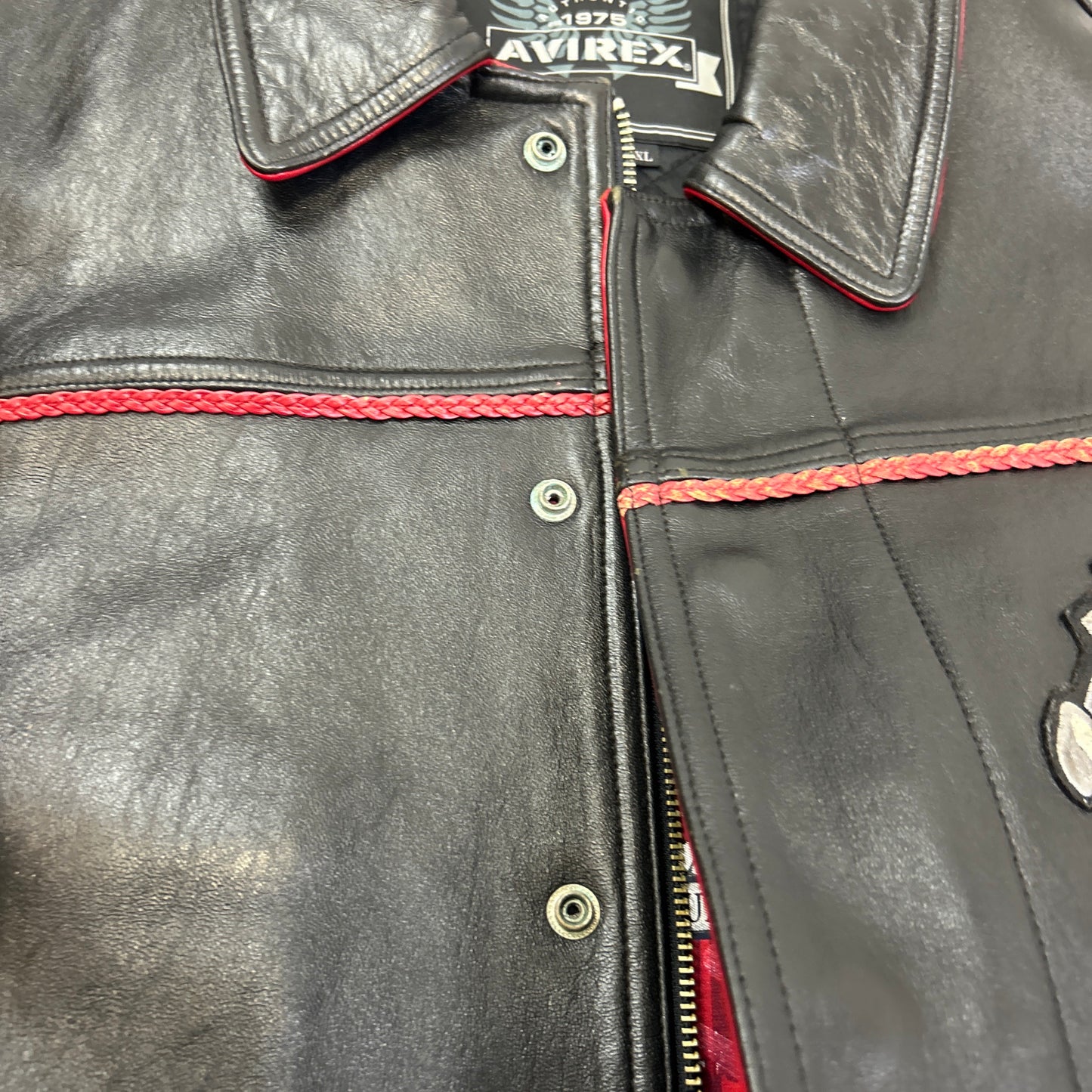 Avirex Leather Jacket (XL)