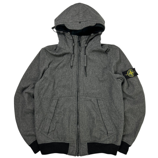 Stone Island Melange Wool Poly Jacket (L)
