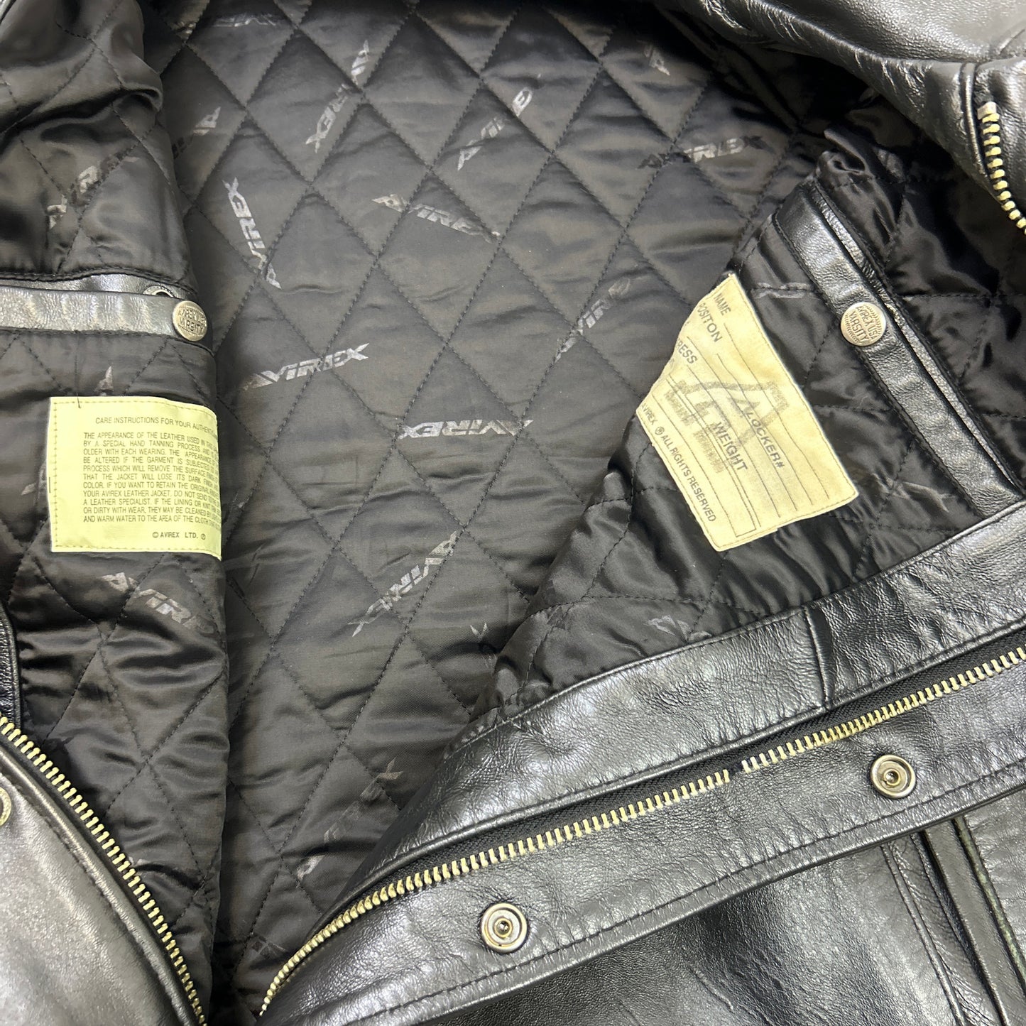 Avirex Leather Jacket (XXL)