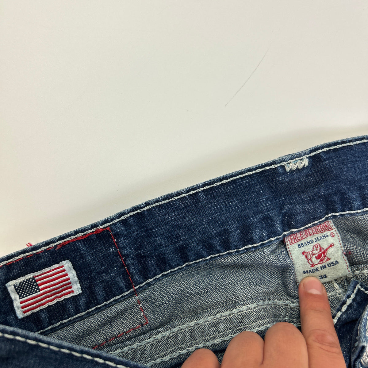 True Religion Big Stitch Jeans (34)