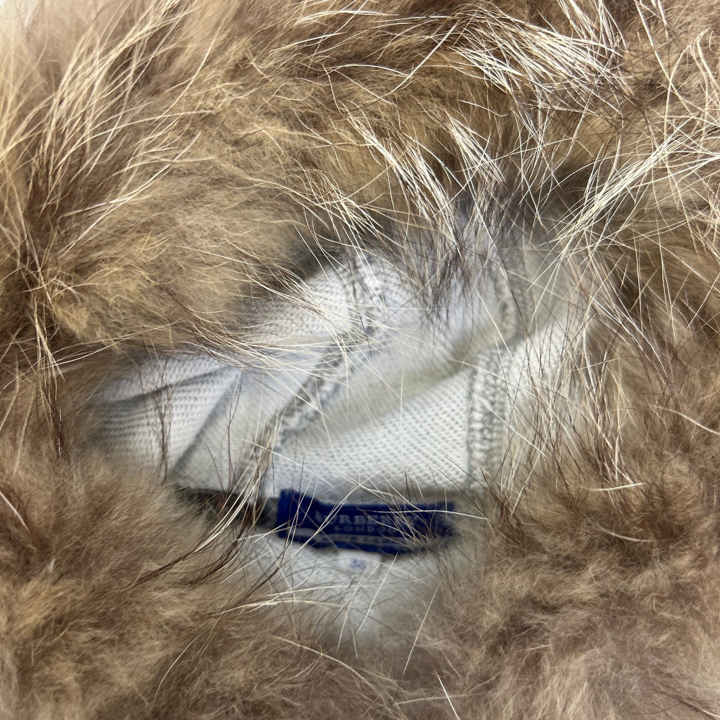 Burberry Fur Hoodie (XS)