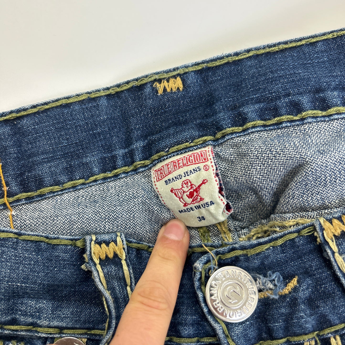 True Religion Big Stitch Jeans (34)