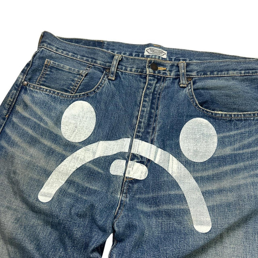 Bape Sad Face Jeans (36)