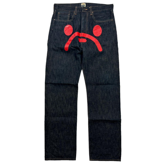Bape Sad Face Jeans (34)