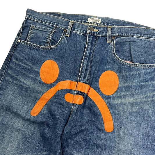 Bape Sad Face Jeans (36)