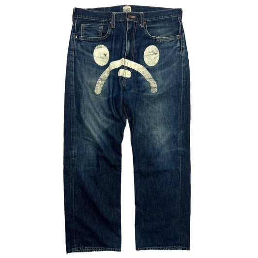 Bape Sad Face Jeans (34)