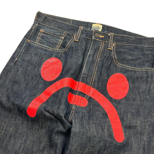 Bape Sad Face Jeans (34)