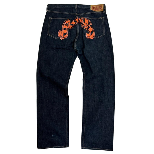 Bape Sad Face Jeans (36)