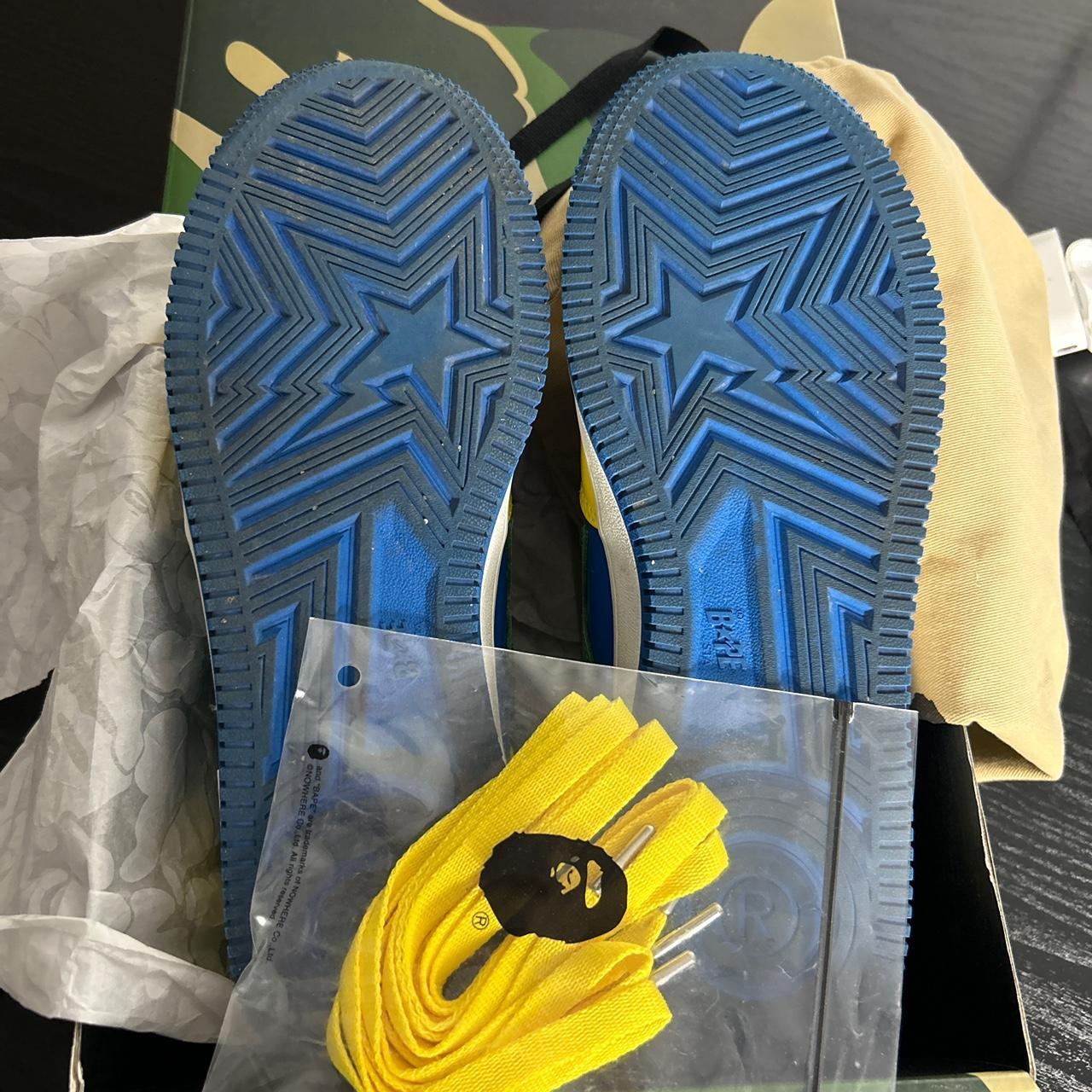 Bapesta Yellow Green Blue (UK 7.5)