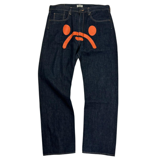 Bape Sad Face Jeans (36)
