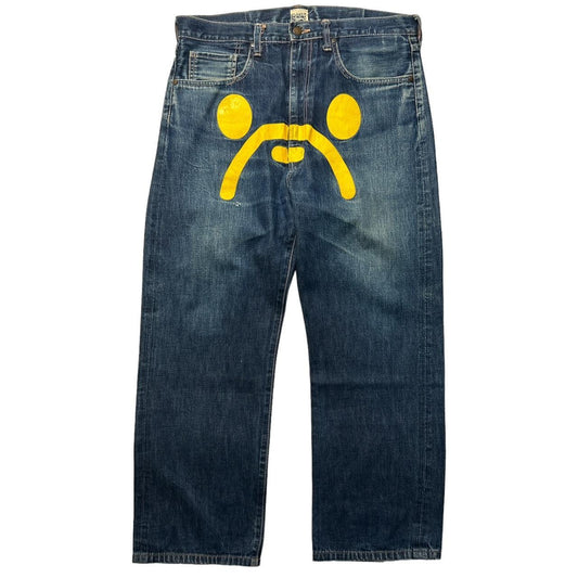 Bape Sad Face Jeans (34)