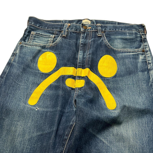 Bape Sad Face Jeans (34)