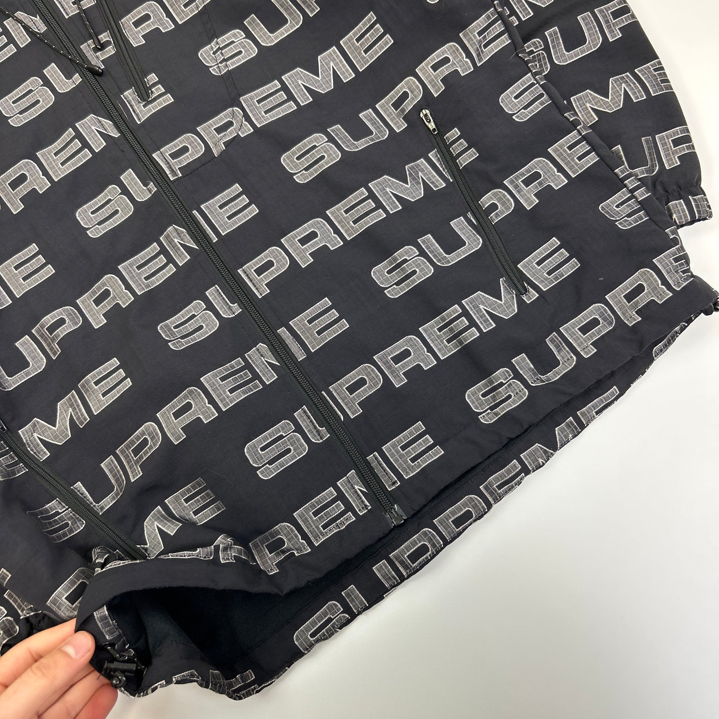 Supreme Ripstop Logo Jacket (S)