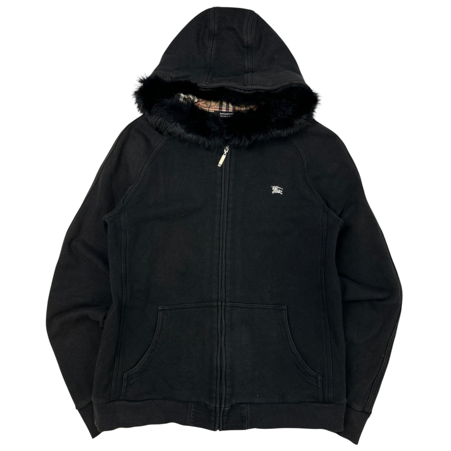 Burberry Fur Hoodie (M)