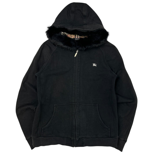 Burberry Fur Hoodie (M)