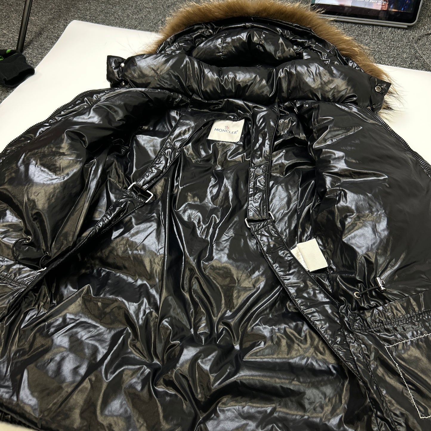 Moncler Fur Puffer (XS)