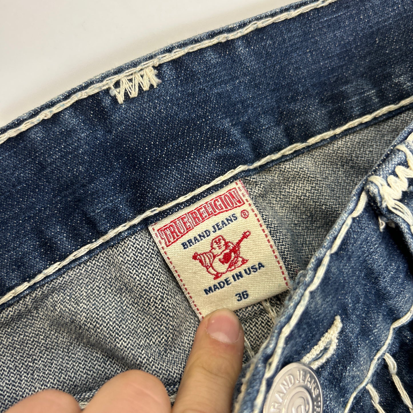 True Religion Big Stitch Jeans (36)