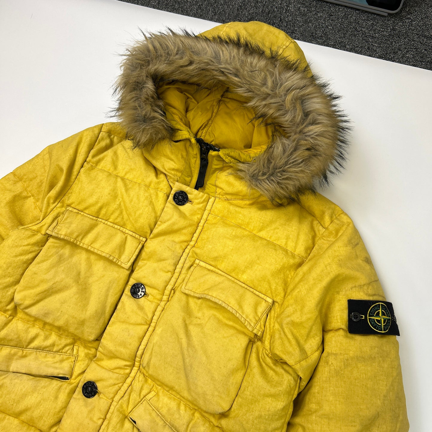 Stone Island Fur Puffer (M)